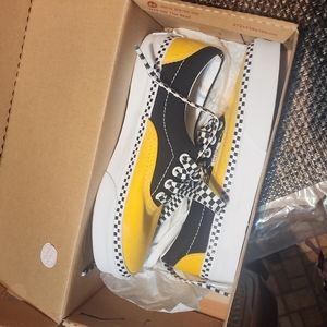 Authentic Van's Checkerboard Foxing Skate Shoes